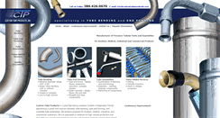 Desktop Screenshot of customtubeproducts.com